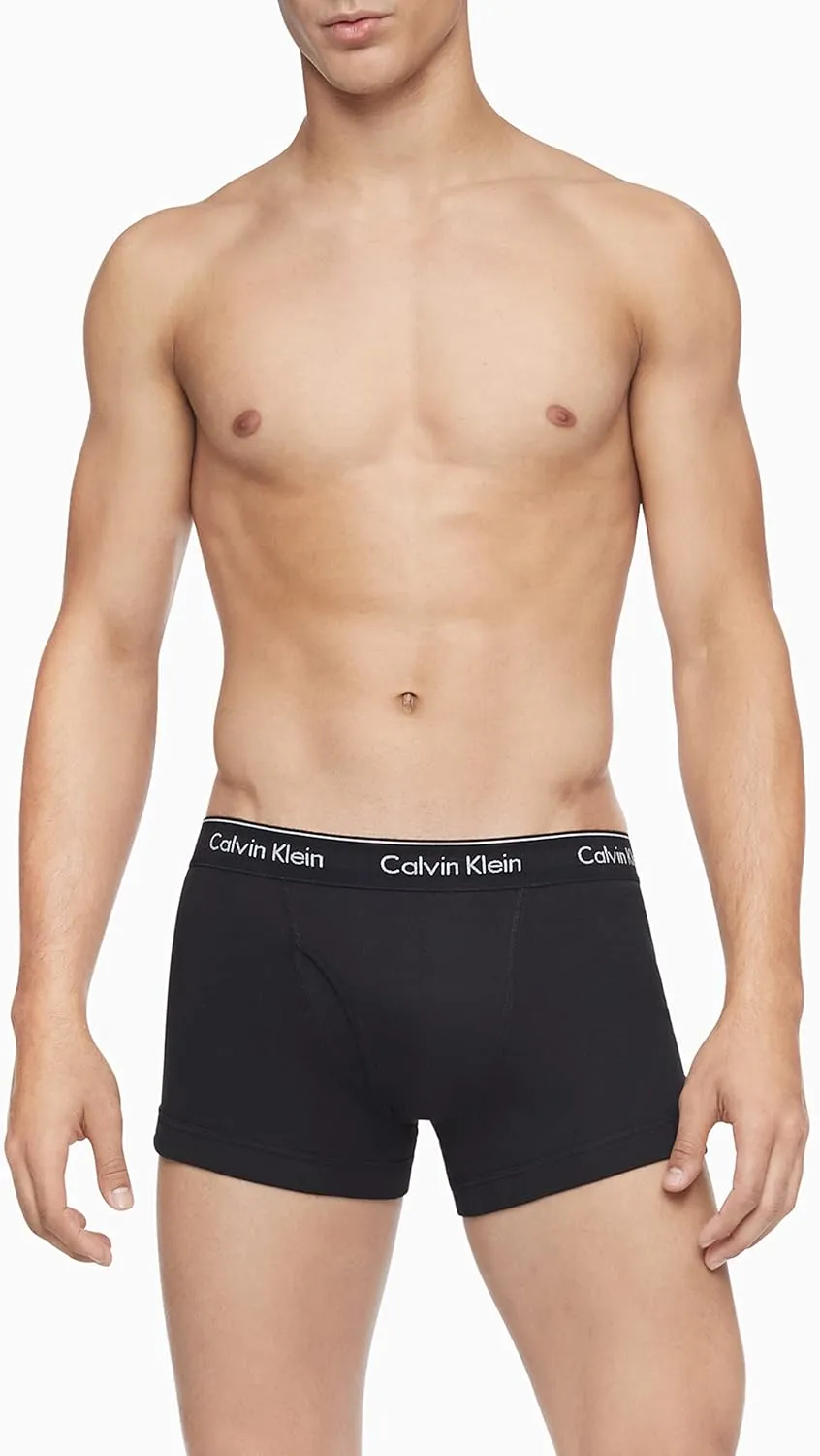 Calvin Klein Men's Cotton Classics 3-Pack Trunk