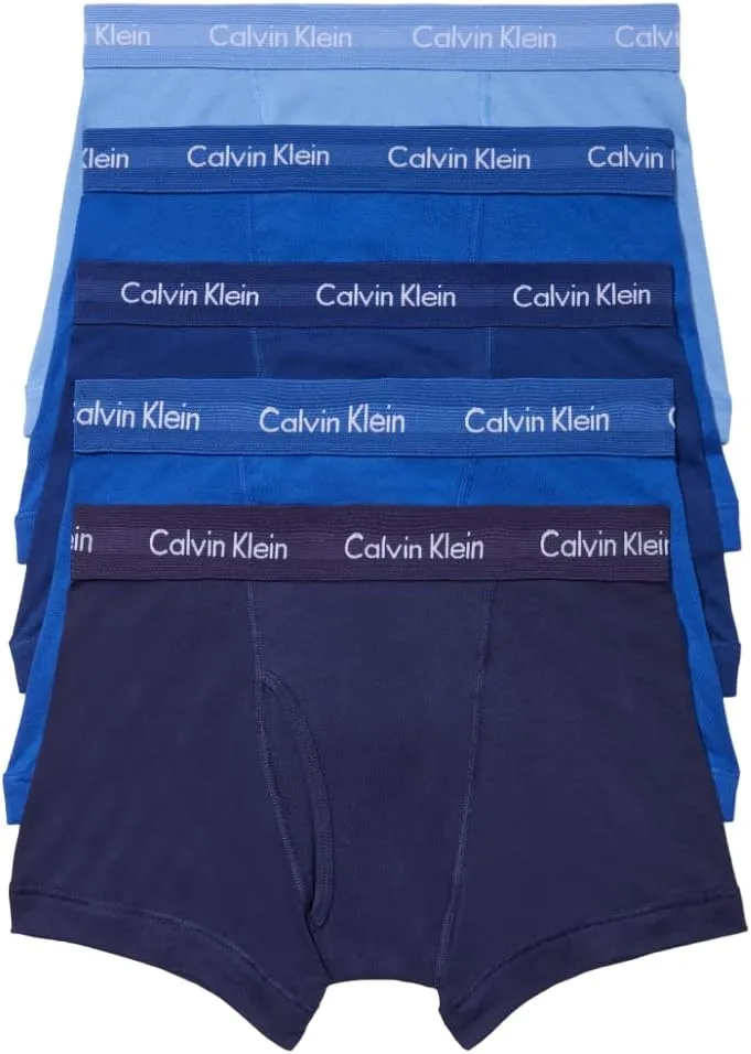 Calvin Klein Men's Cotton Classics 5-Pack Trunk