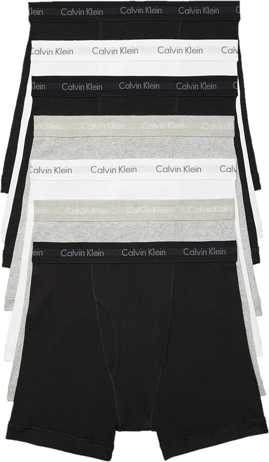 Calvin Klein Men's Cotton Classics 7-Pack Boxer Brief
