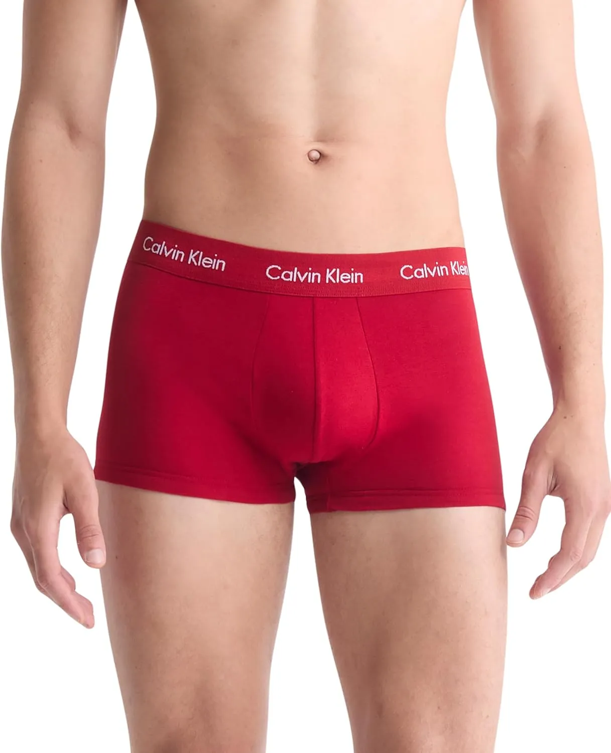Calvin Klein Men's Cotton Stretch 3-Pack Low Rise Trunks