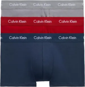 Calvin Klein Men's Cotton Stretch 3-Pack Low Rise Trunks