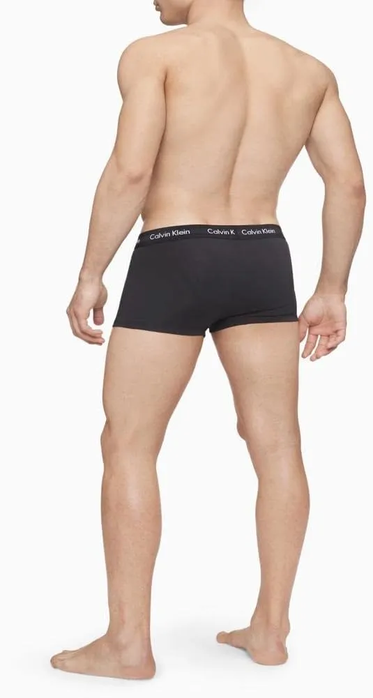 Calvin Klein Men's Cotton Stretch 3-Pack Low Rise Trunks