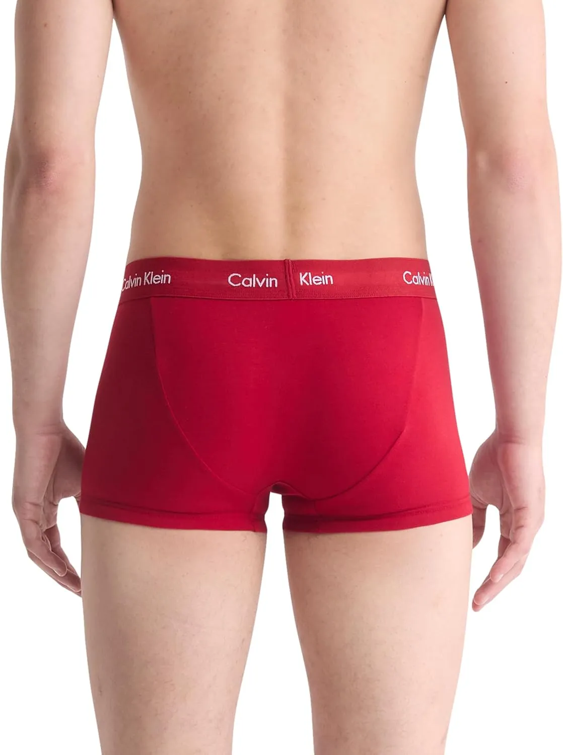 Calvin Klein Men's Cotton Stretch 3-Pack Low Rise Trunks