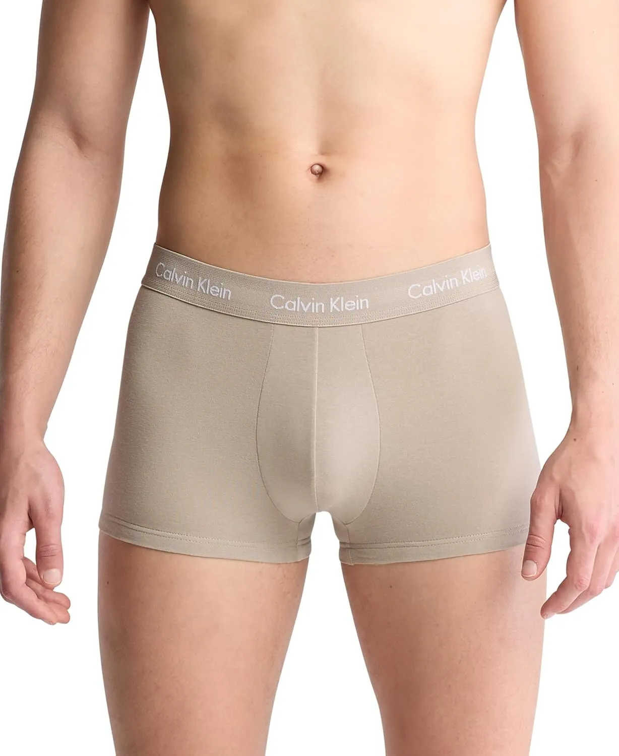 Calvin Klein Men's Cotton Stretch 3-Pack Low Rise Trunks