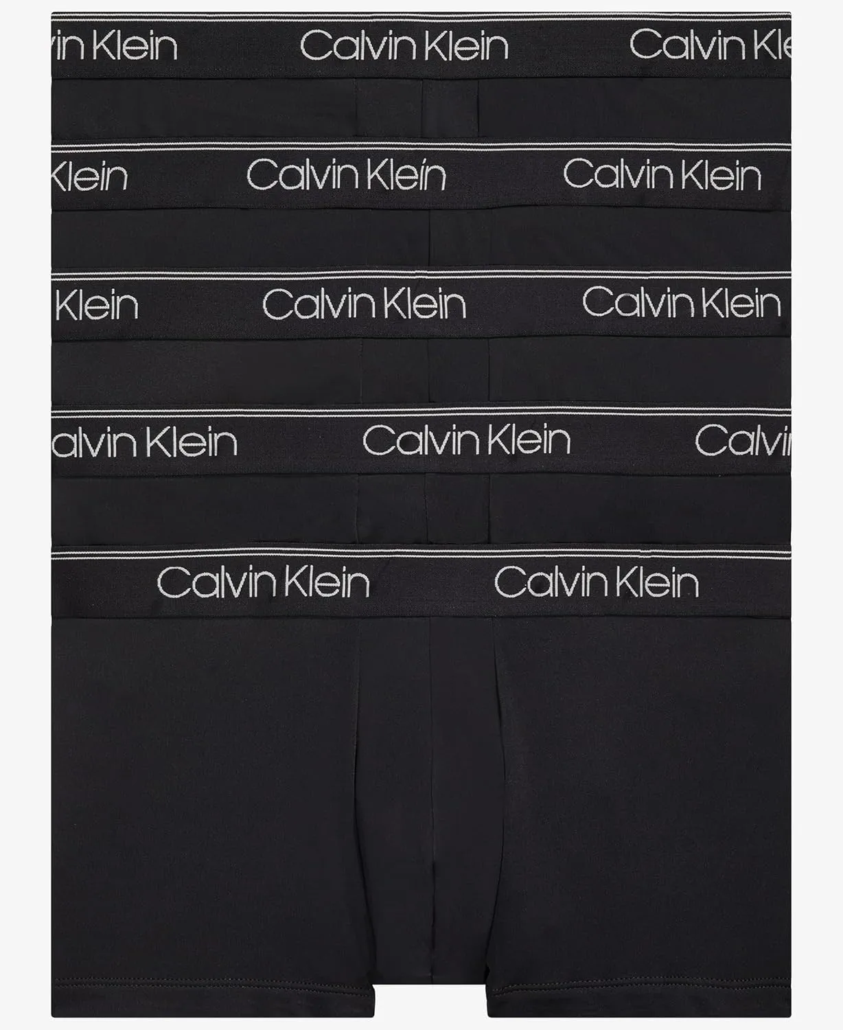 Calvin Klein mens Micro Stretch 5-Pack Low Rise Trunk