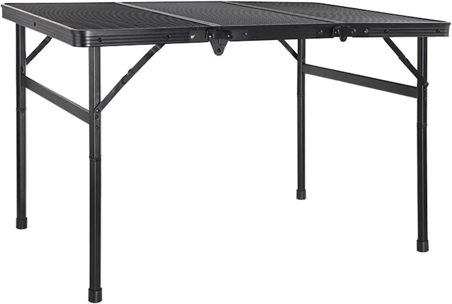 Camping Tables Table,Portable Folding Table with Aluminum Frame and Metal Desktop,Height Lightweight Outdoor Picnic Table with Carry Handle