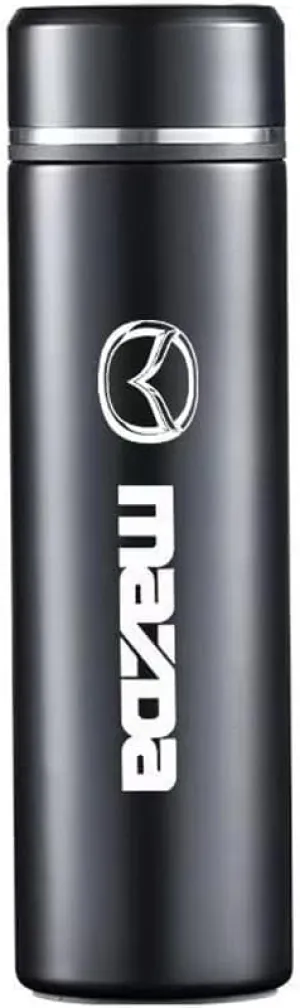 Car Logo Thermoses for Mazda B-series Biante Bongo BT-50, Vacuum Insulated Stainless Vacuum Insulated Fashion Business Thermal Cup Leak Proof Flask Winter Gifts