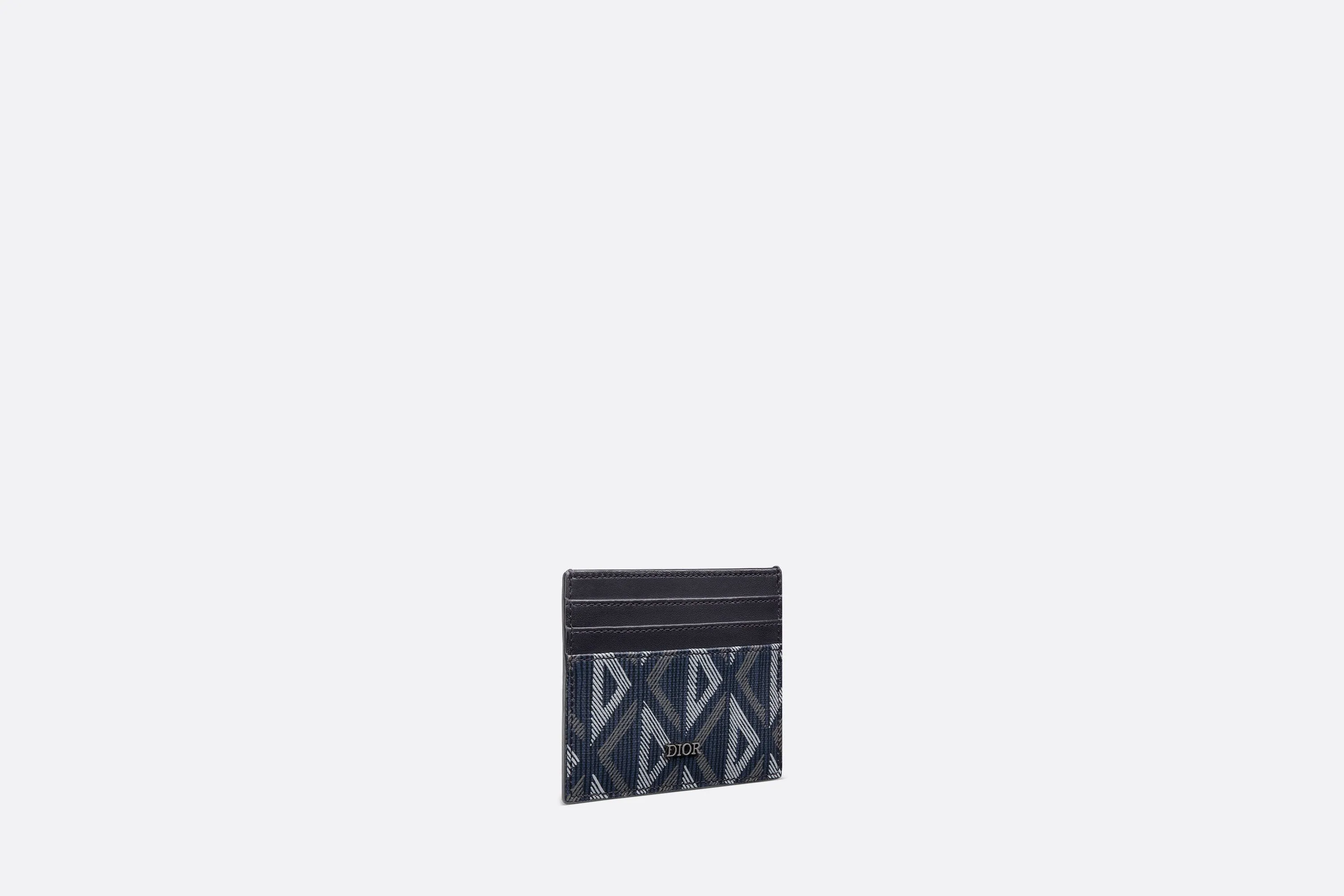 Card Holder • Navy Blue CD Diamond Canvas