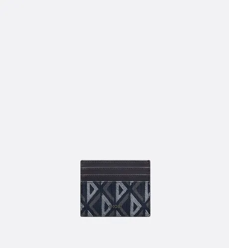 Card Holder • Navy Blue CD Diamond Canvas