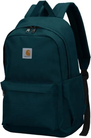 Carhartt 21L Classic Daypack, Durable Water-Resistant Pack with Laptop Sleeve, Tidal, Containts PFAS