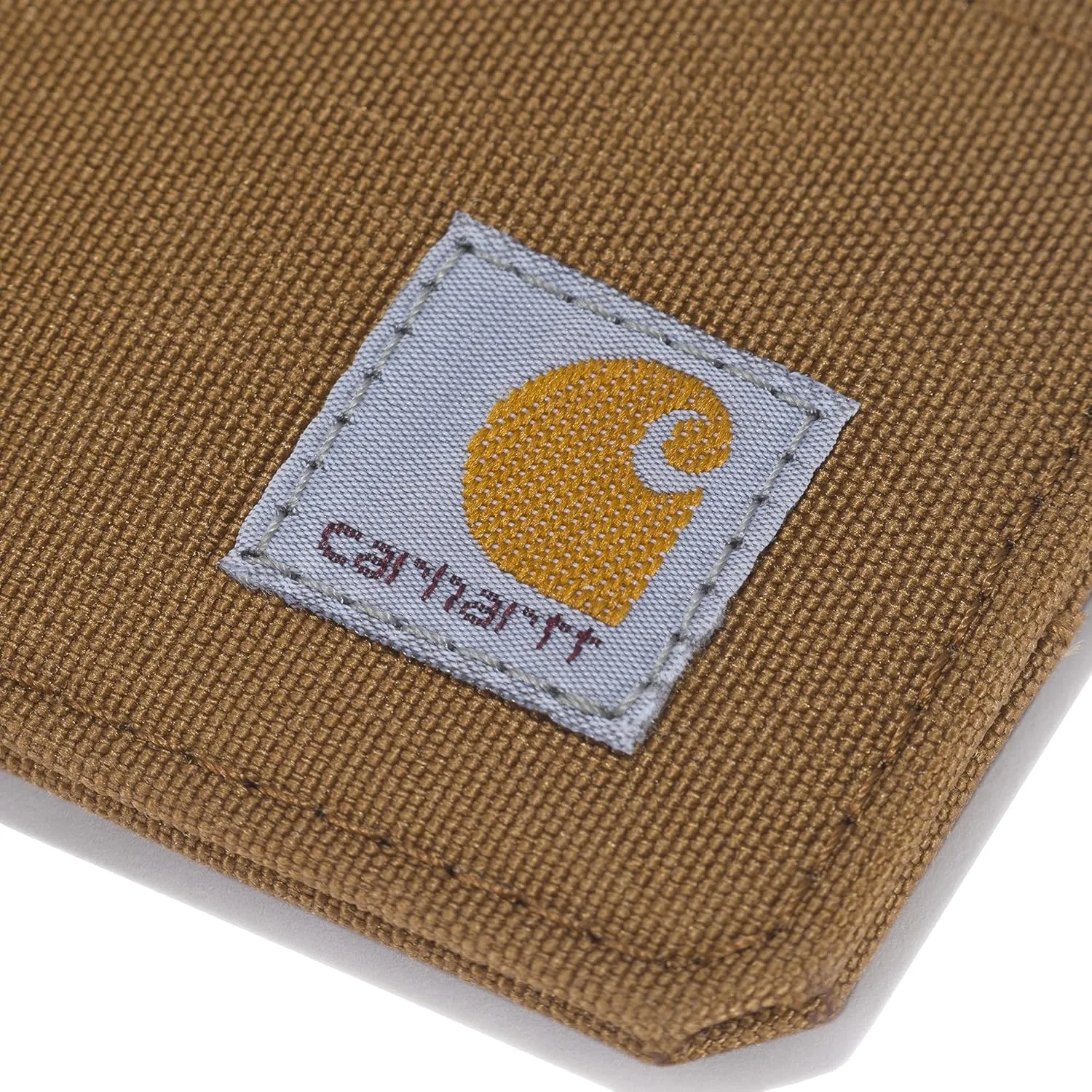 Carhartt Women's Casual Card Keeper Wallets, Nylon Duck Zippered Brown, One Size