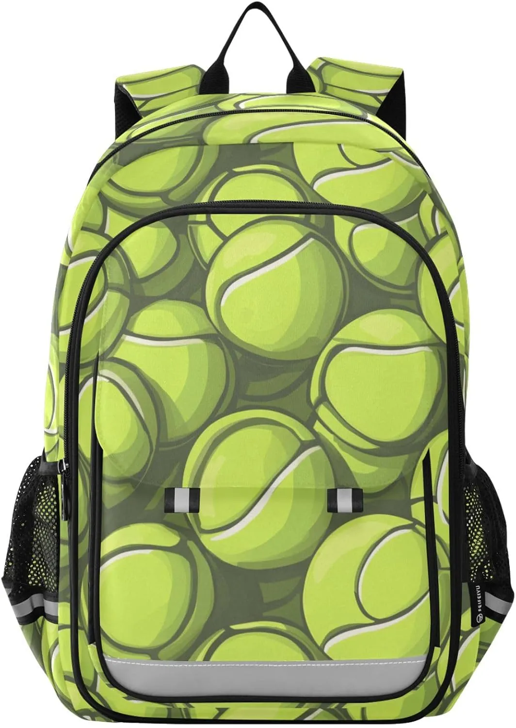 Cartoon Tennis Balls Backpack for Boys Girls Elementary School Bag Kids Bookbag Travel Rucksack With Reflective Stripes Children's backpack