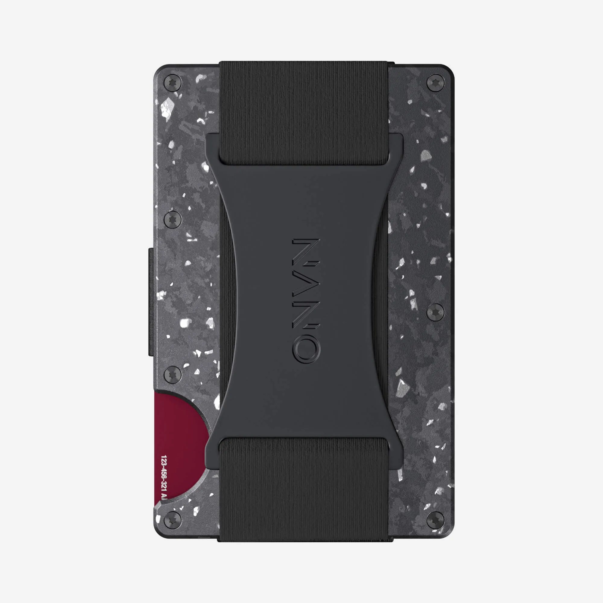 Cash Strap Wallet (Nero/Argento)