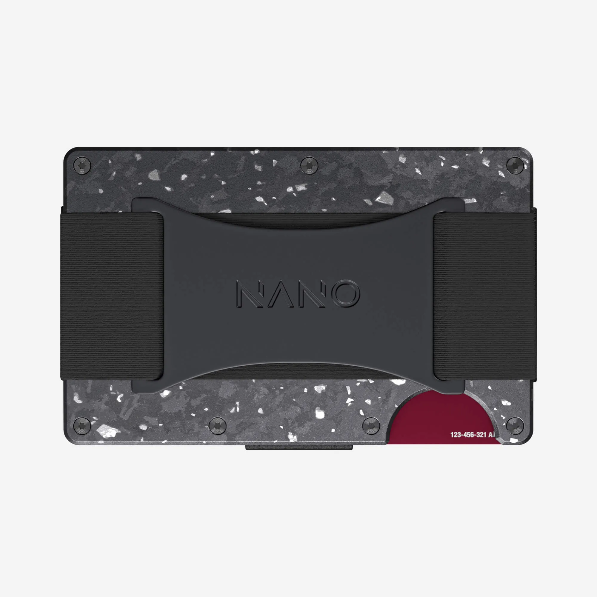 Cash Strap Wallet (Nero/Argento)