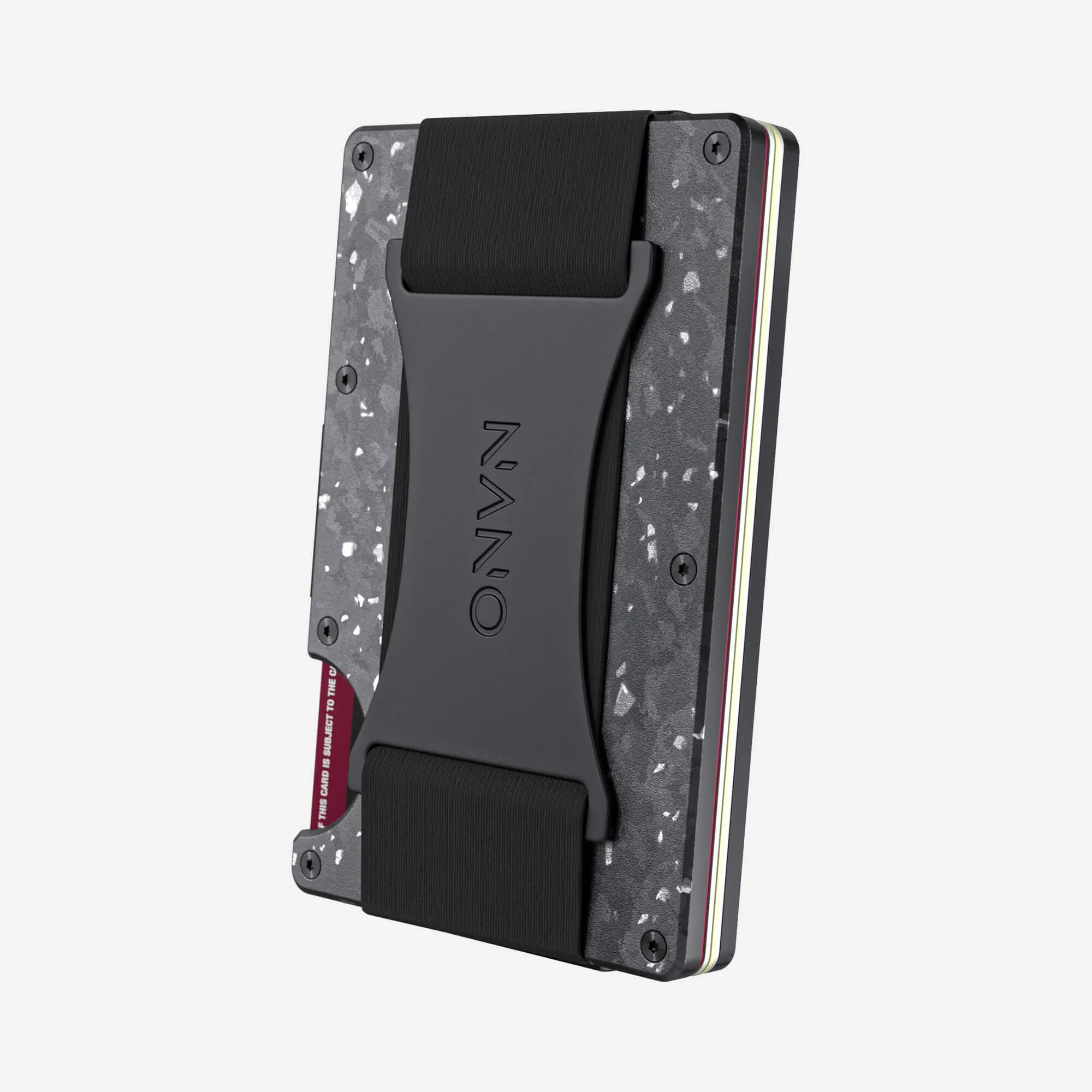Cash Strap Wallet (Nero/Argento)