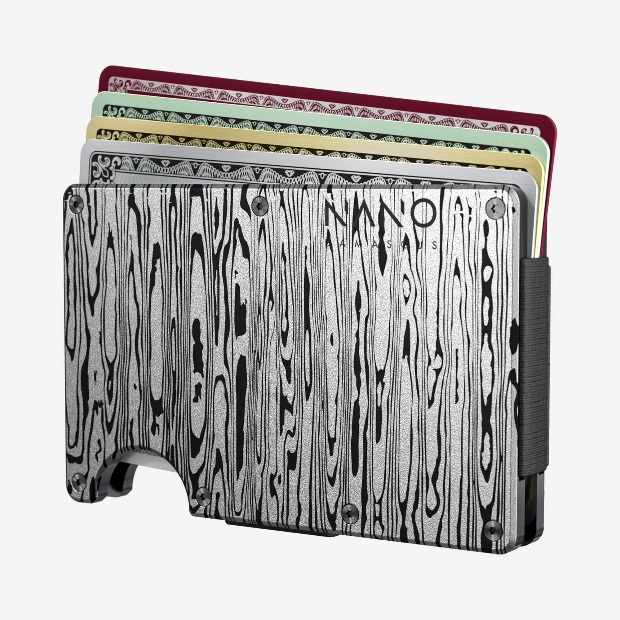 Cash Strap Wallet (Platinum Silver)