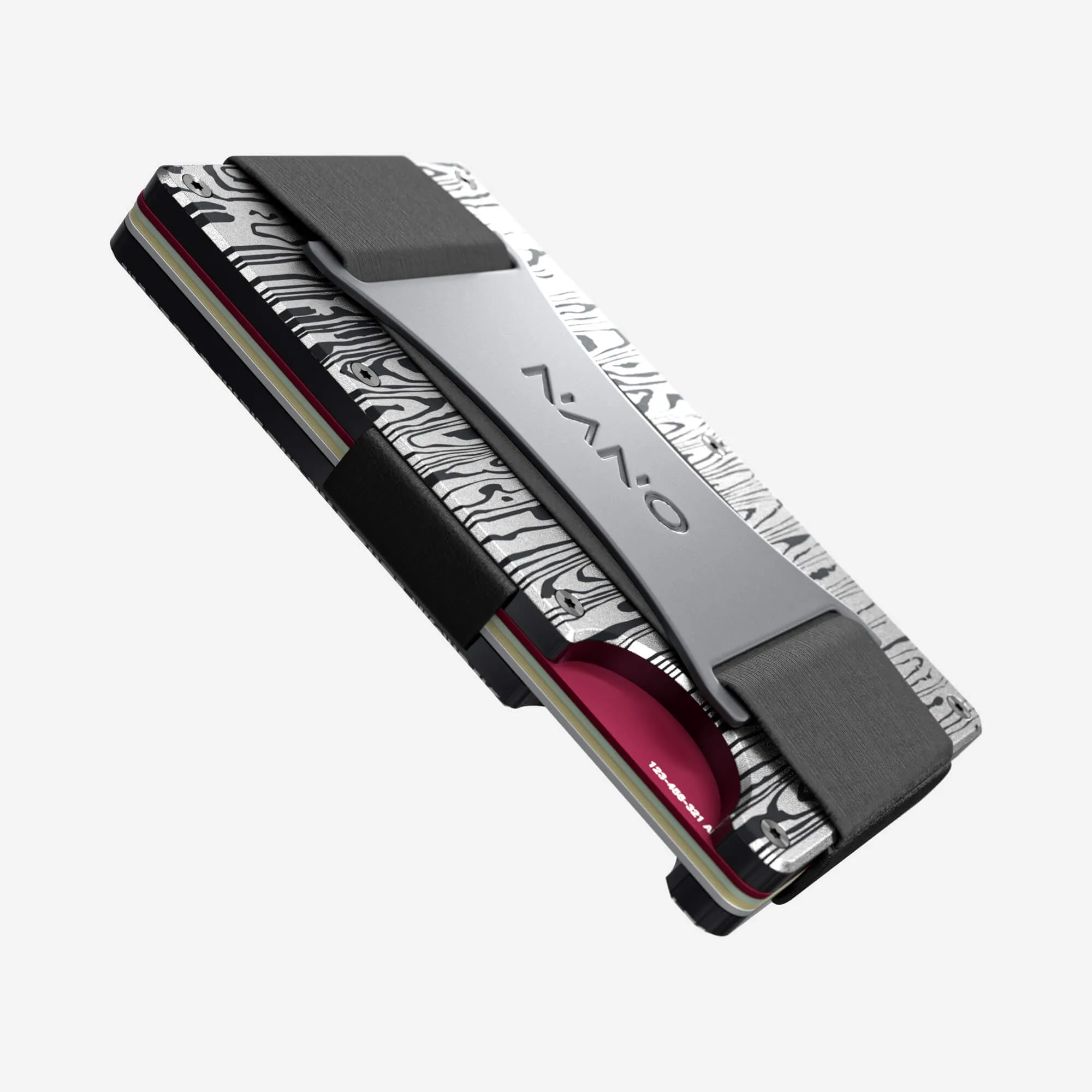 Cash Strap Wallet (Platinum Silver)