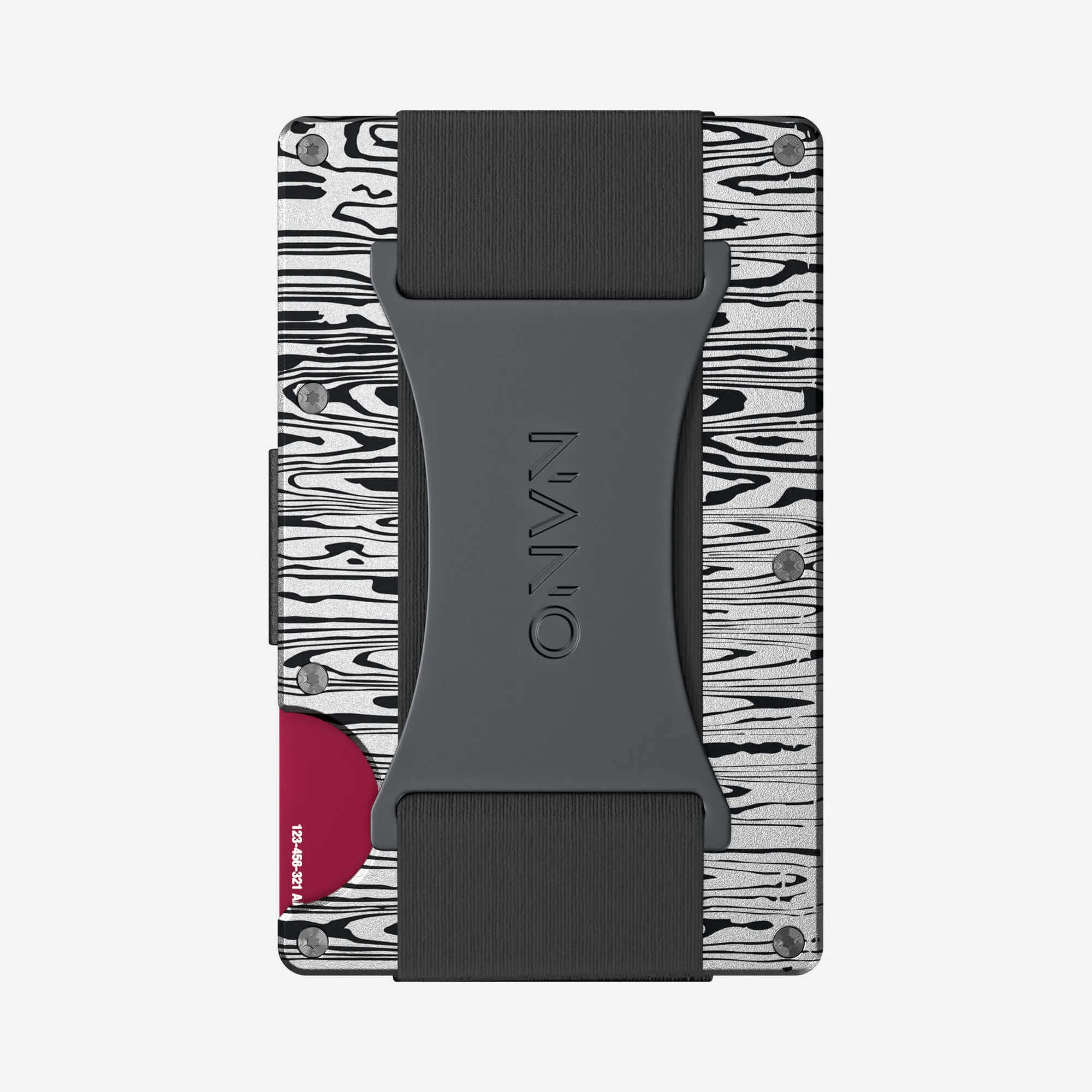 Cash Strap Wallet (Platinum Silver)