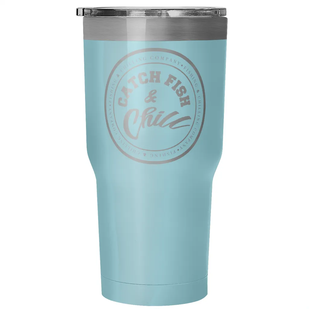 CATCH FISH & CHILL STAMP CUP