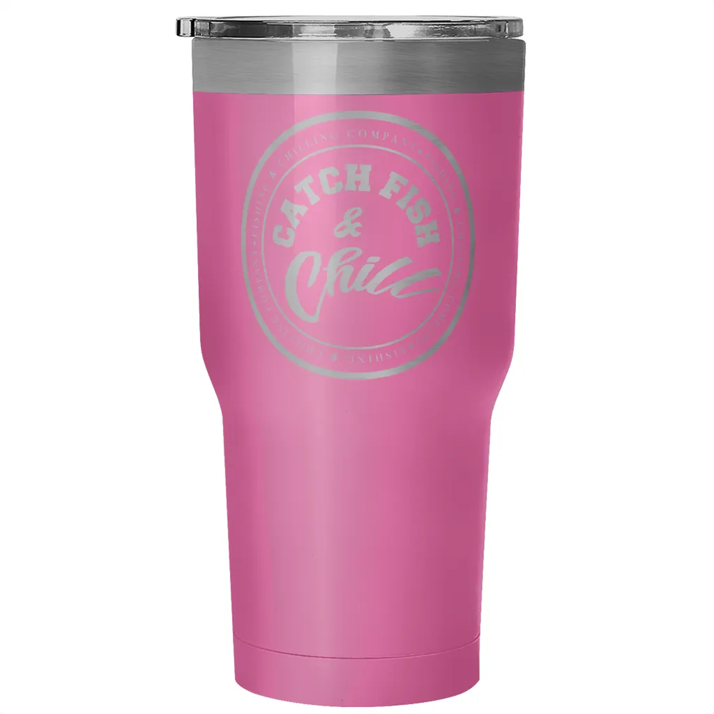 CATCH FISH & CHILL STAMP CUP