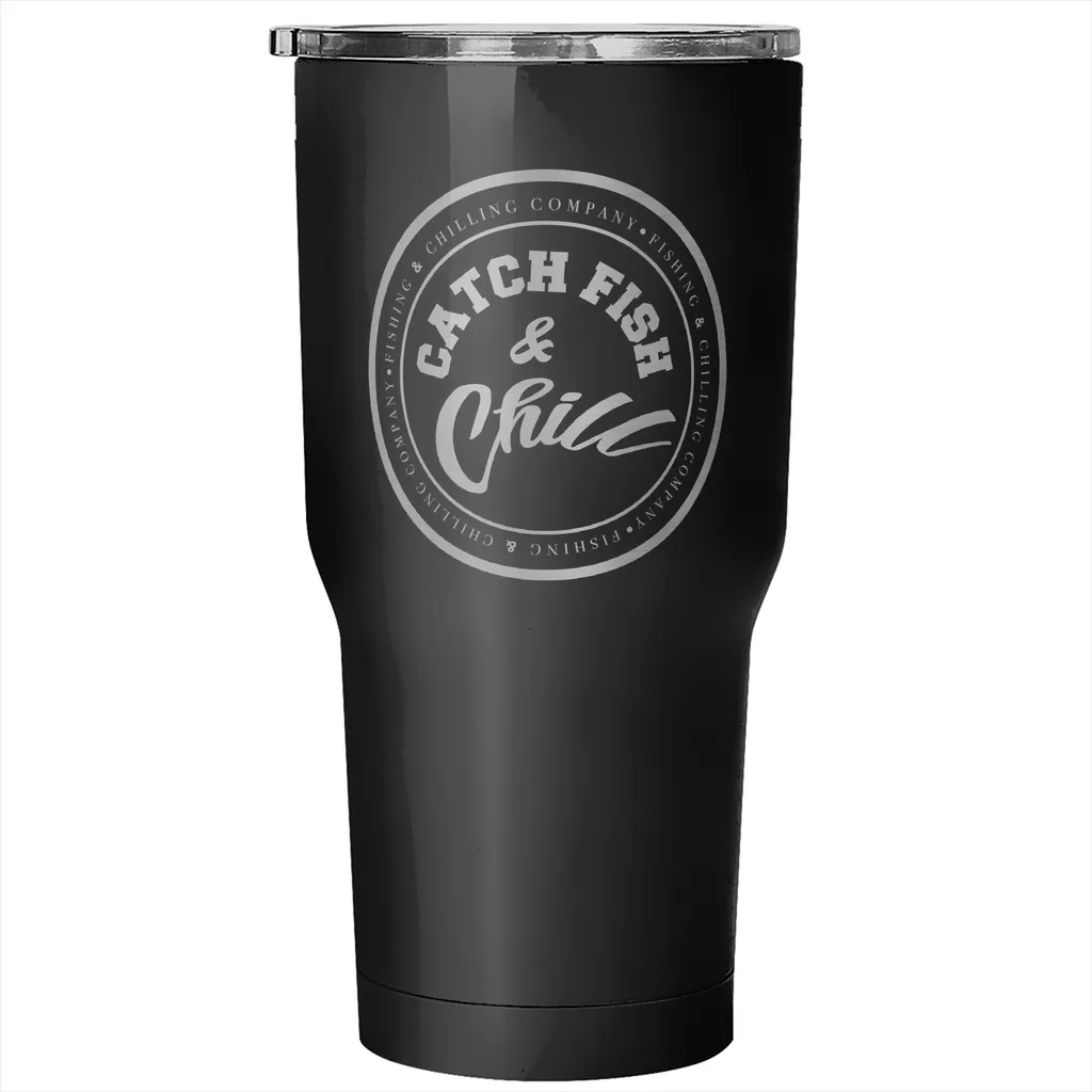 CATCH FISH & CHILL STAMP CUP