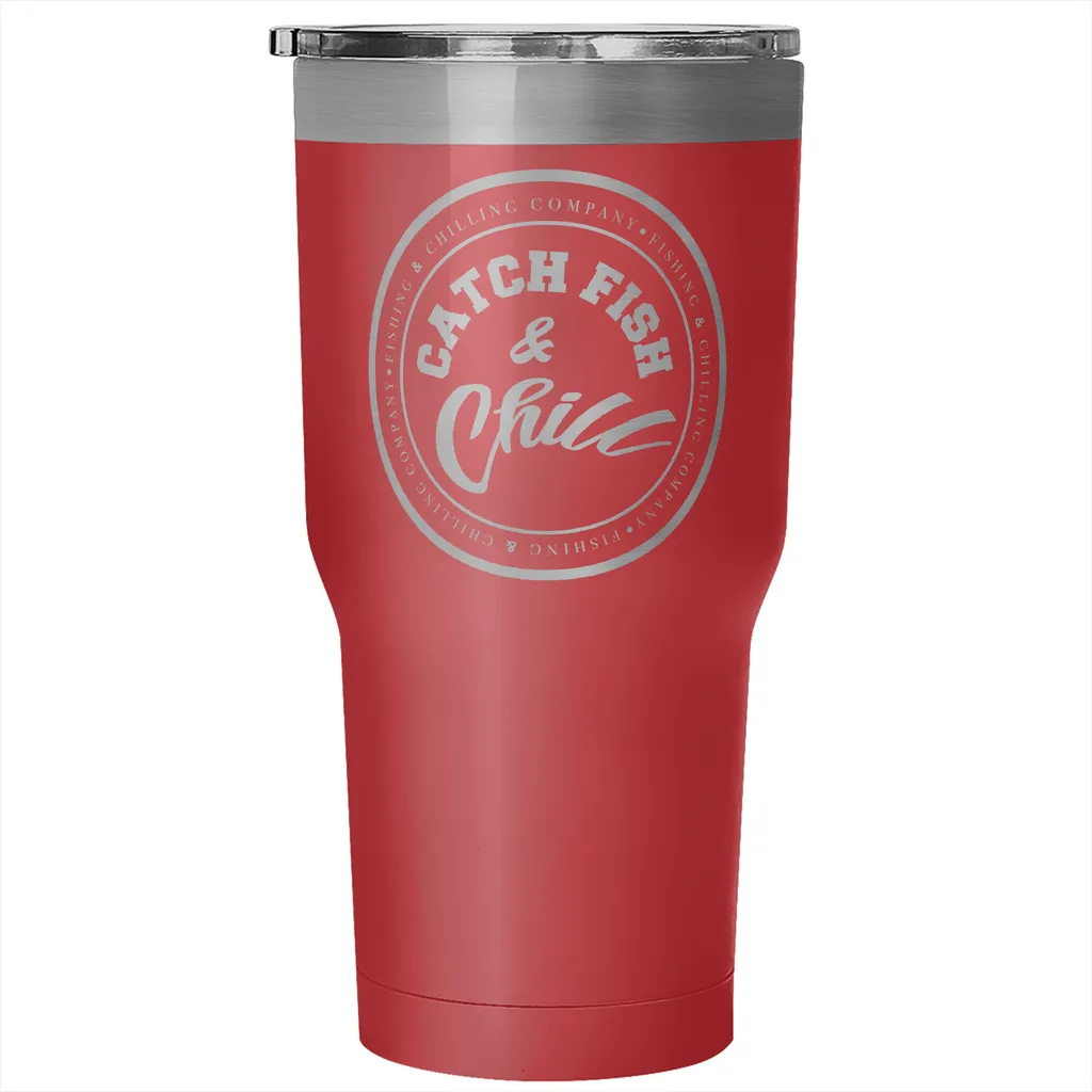 CATCH FISH & CHILL STAMP CUP
