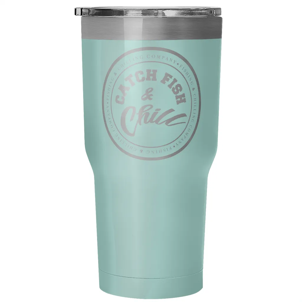 CATCH FISH & CHILL STAMP CUP