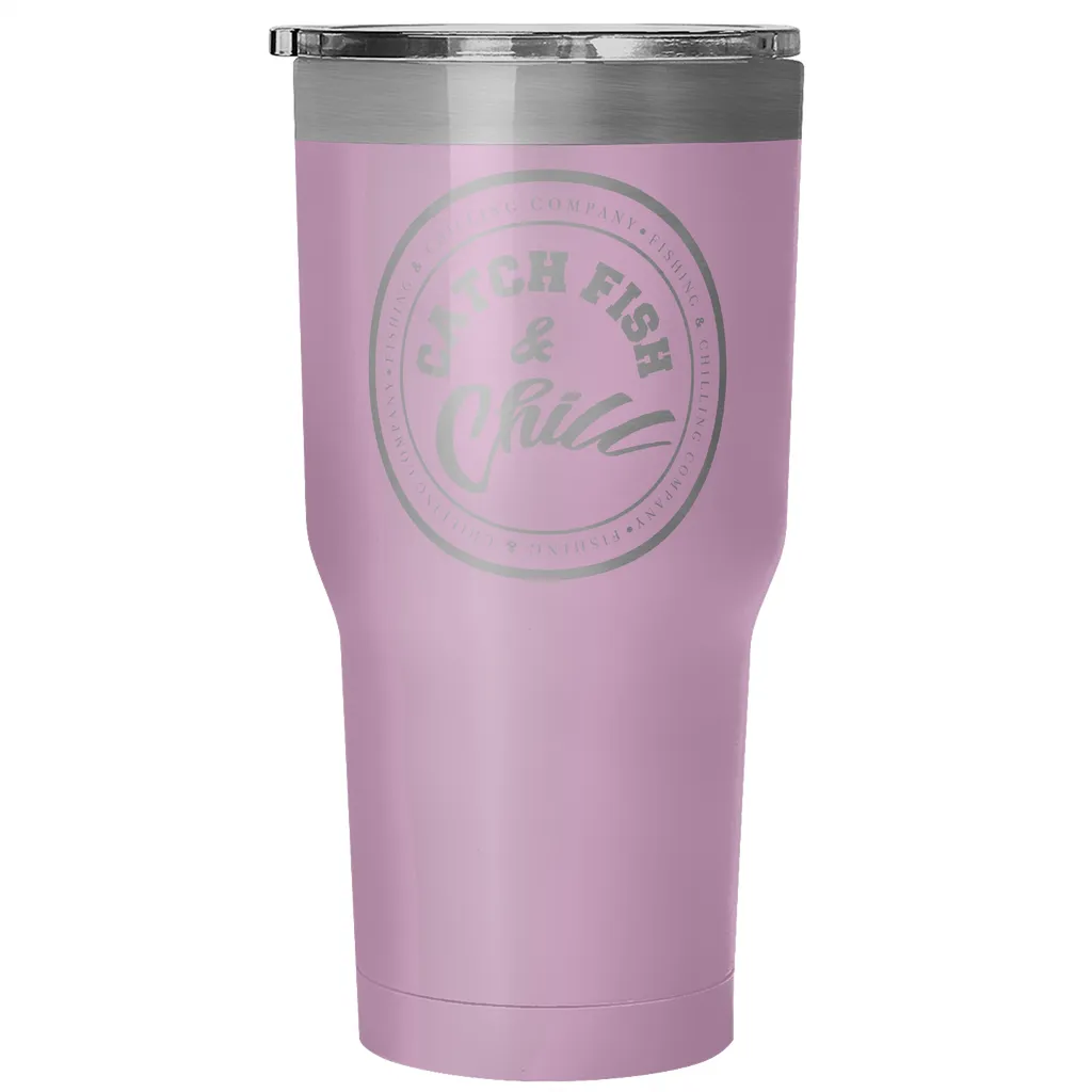 CATCH FISH & CHILL STAMP CUP