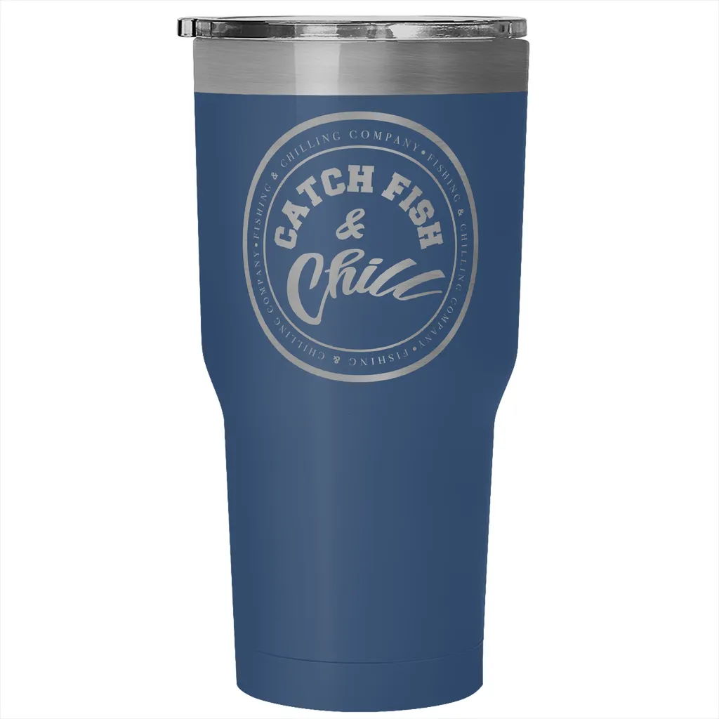 CATCH FISH & CHILL STAMP CUP