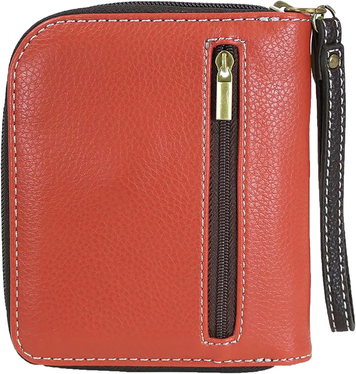 CHALA Zip Around Wallet, Wristlet, 8 Credit Card Slots, Sturdy Pu Leather