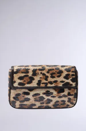 CHEETAH GURL SEQUIN PURSE