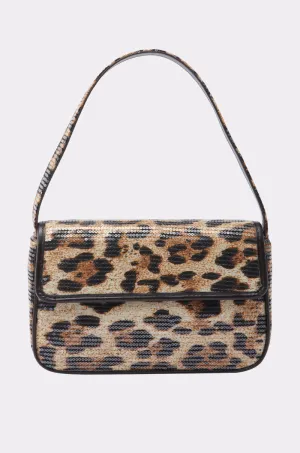 CHEETAH GURL SEQUIN PURSE