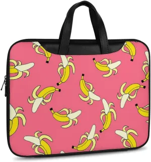 Cherry Blossom Branch Leather Computer Bag with Multiple Sizes to Choose From, Convenient to Carry