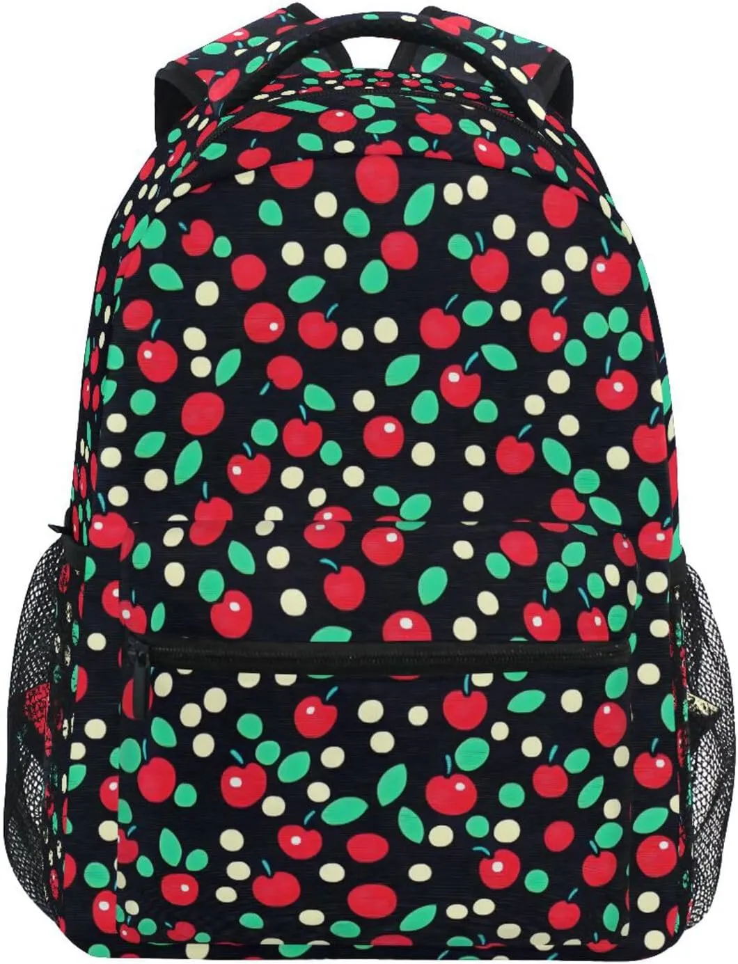 Cherry Dots Backpack 3rd 4th 5th Grade School Bookbag Travel Laptop Daypack Bag Purse for Boys Girls Teens
