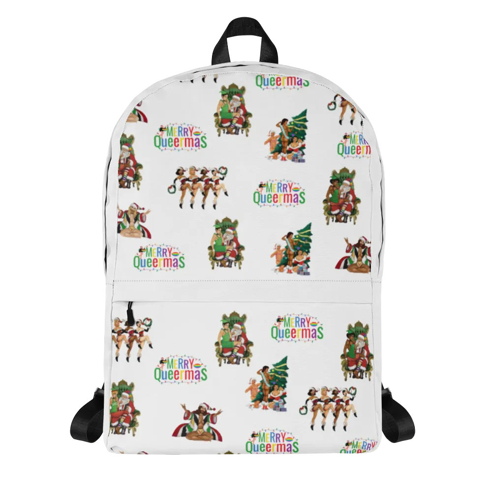 Christmas LGBTQ Water Resistant Backpack
