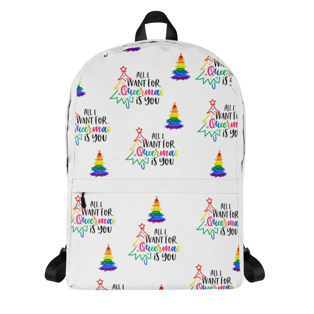 Christmas LGBTQ Water Resistant Backpack