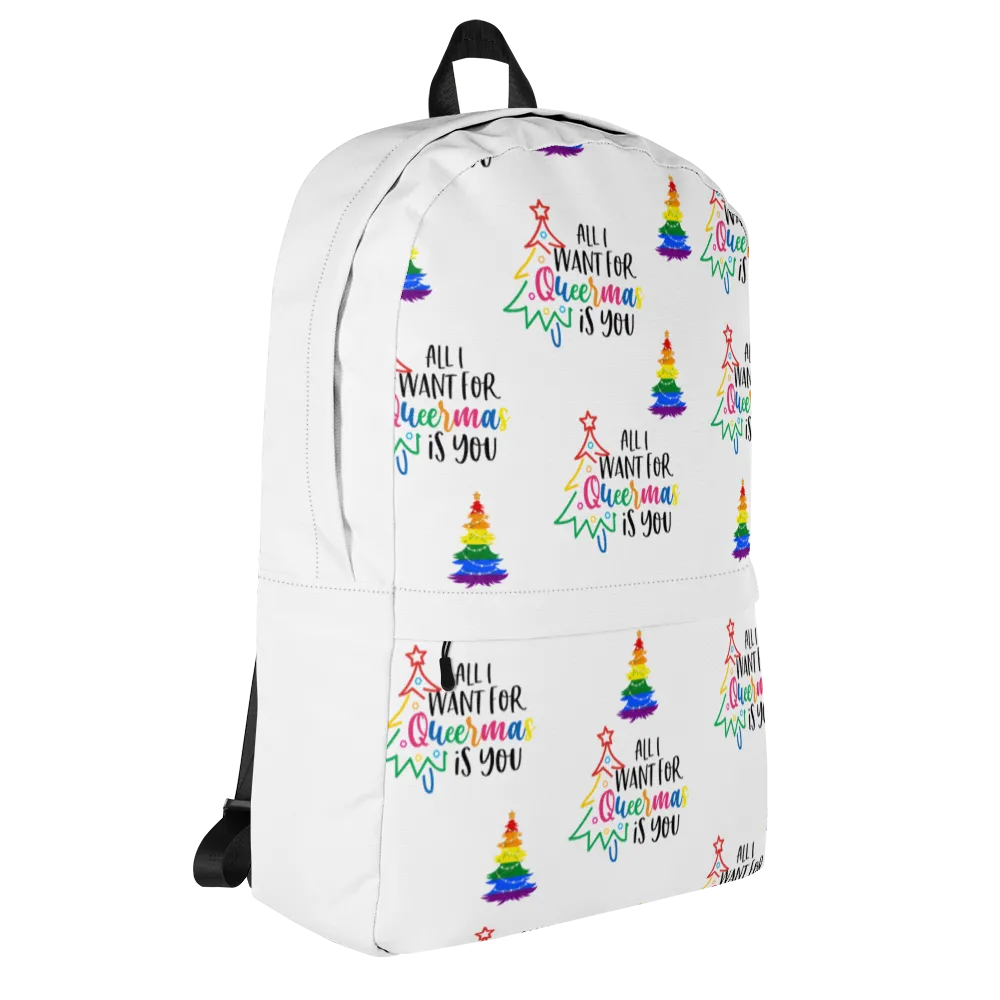 Christmas LGBTQ Water Resistant Backpack