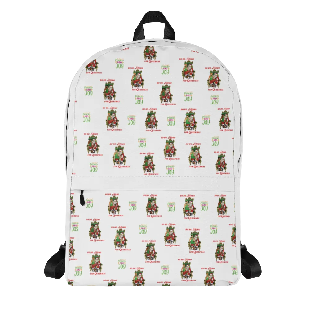 Christmas LGBTQ Water Resistant Backpack