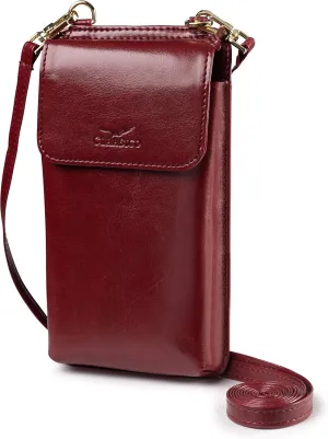 Claasico Womens Crossbody Wallet & Phone Case | iPhone/Samsung/LG Magnet Cell Pouch & Handbag