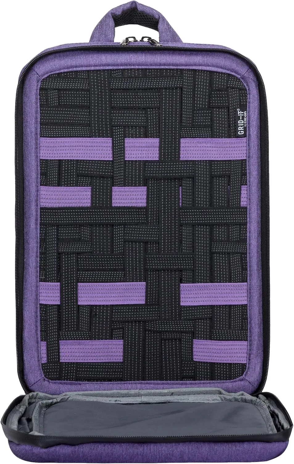 Cocoon Innovations MCP3401PR Slim 15" Backpack with Built-in Grid-IT!® Accessory Organizer (Purple)