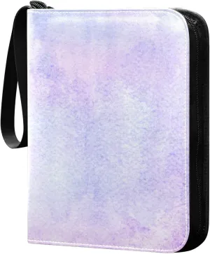 Colorful-water-color Trading Card Protectors Holder Collectible Album for Sports Card Collection Storage 400 pockets Game Card Binder