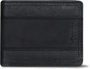 Columbia Men's Everyday Bifold Wallet-Multiple Card Slots, Id Window