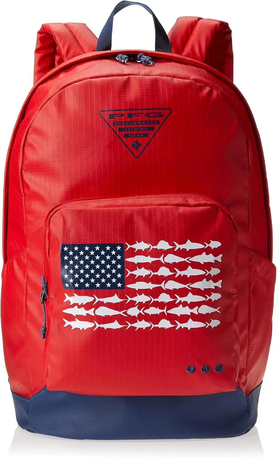 Columbia Unisex PFG PHG Zigzag 22L Backpack, Red Spark/Carbon/PFG Fish Flag, One Size