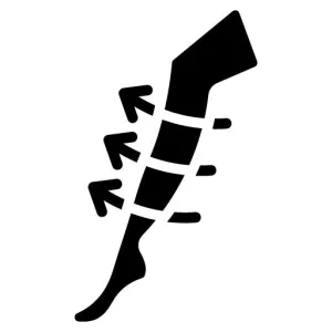 Compression Stockings Glyph Icon