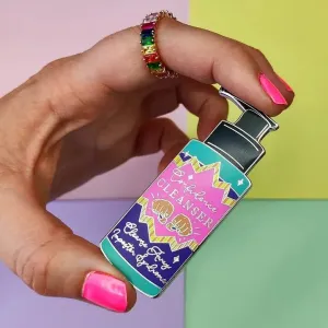 Confidence Cleanser Large Enamel Pin Badge