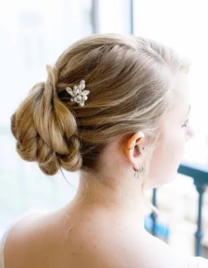 CONSTANT LOVE BRAUT Haarschmuck 2 Haarnadeln mit Steinchen und Glitzersteinen