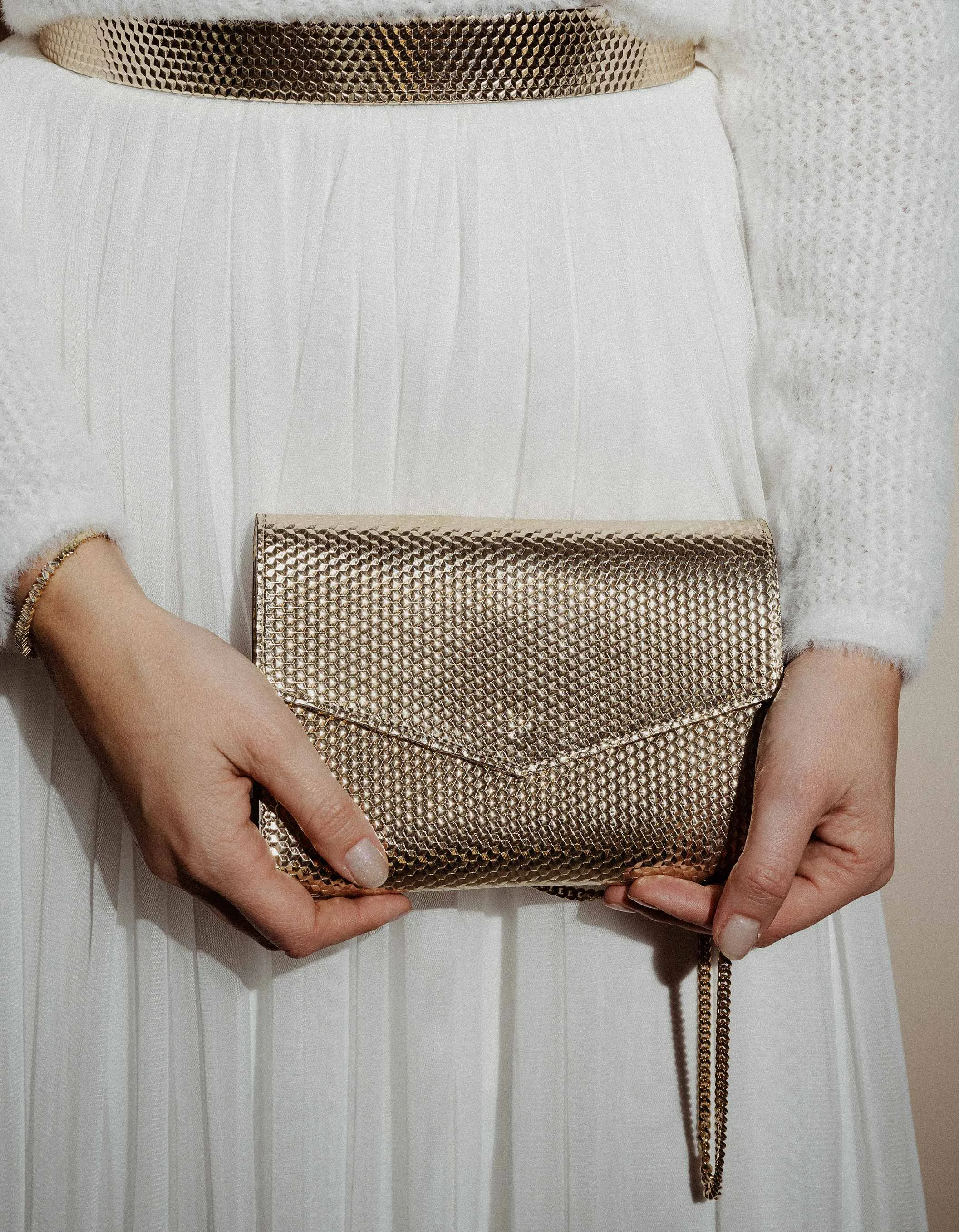 Constant Love Clutch - Grafic Gold