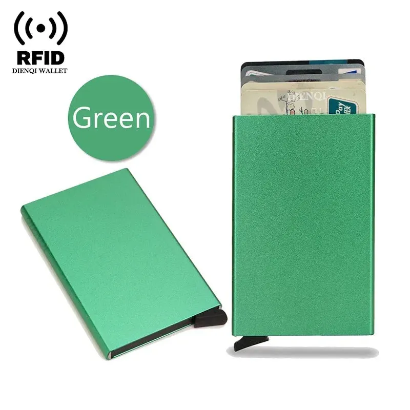 Credit Card Holder Thin Slim Metal
