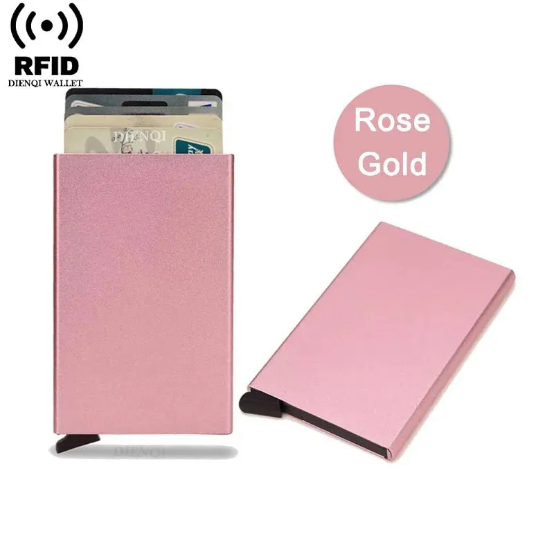 Credit Card Holder Thin Slim Metal