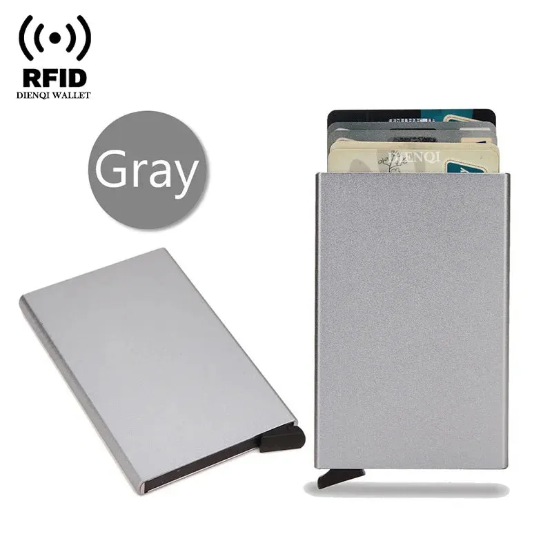 Credit Card Holder Thin Slim Metal